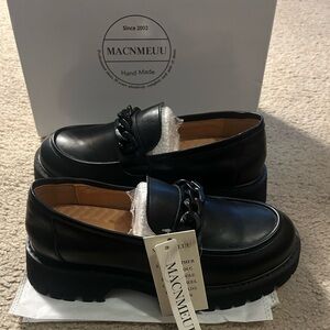 Black Leather Woman’s Loafers